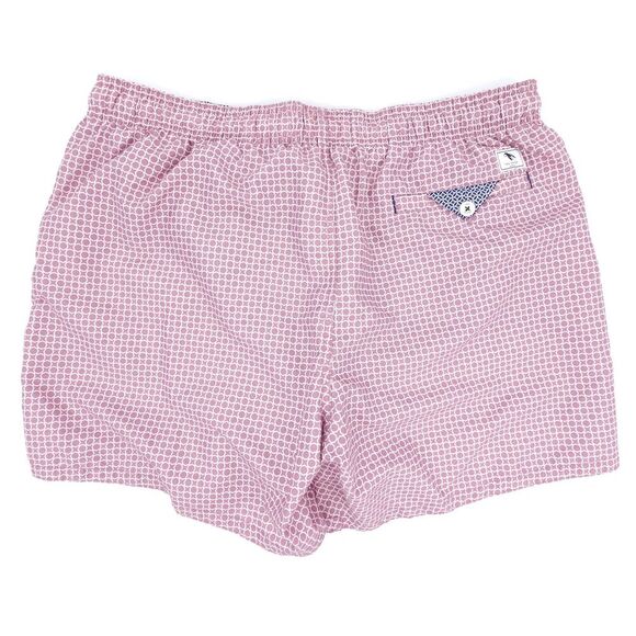 NEW Ted Baker Octagon Geometric Print Lined Swim Trunks Quiet Luxury Mauve 3XL - Picture 5 of 8